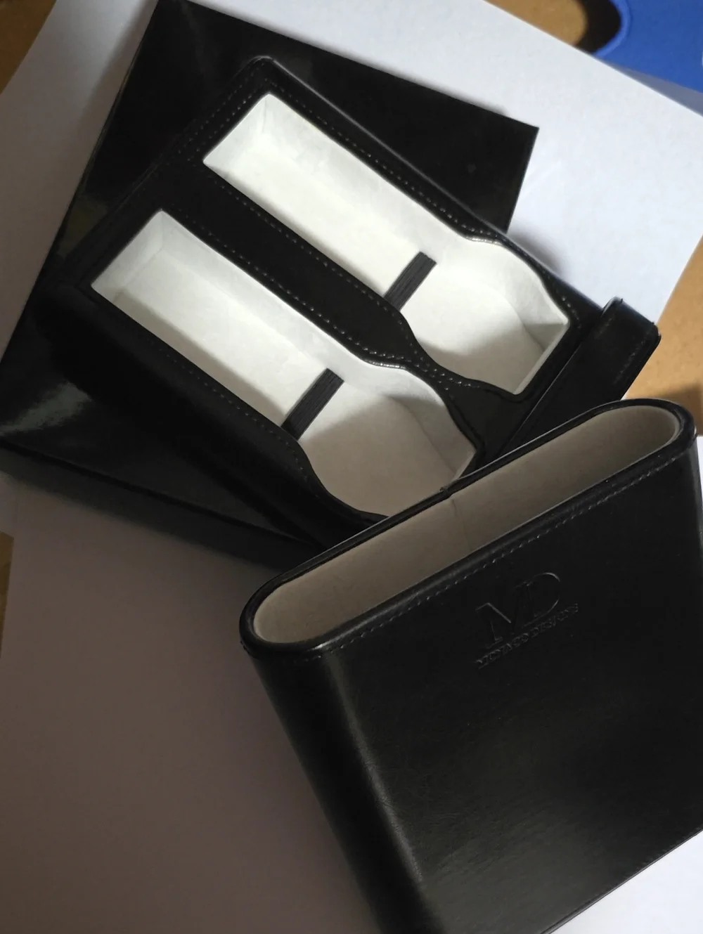 Leather Monaco Design Watch Case New In Box